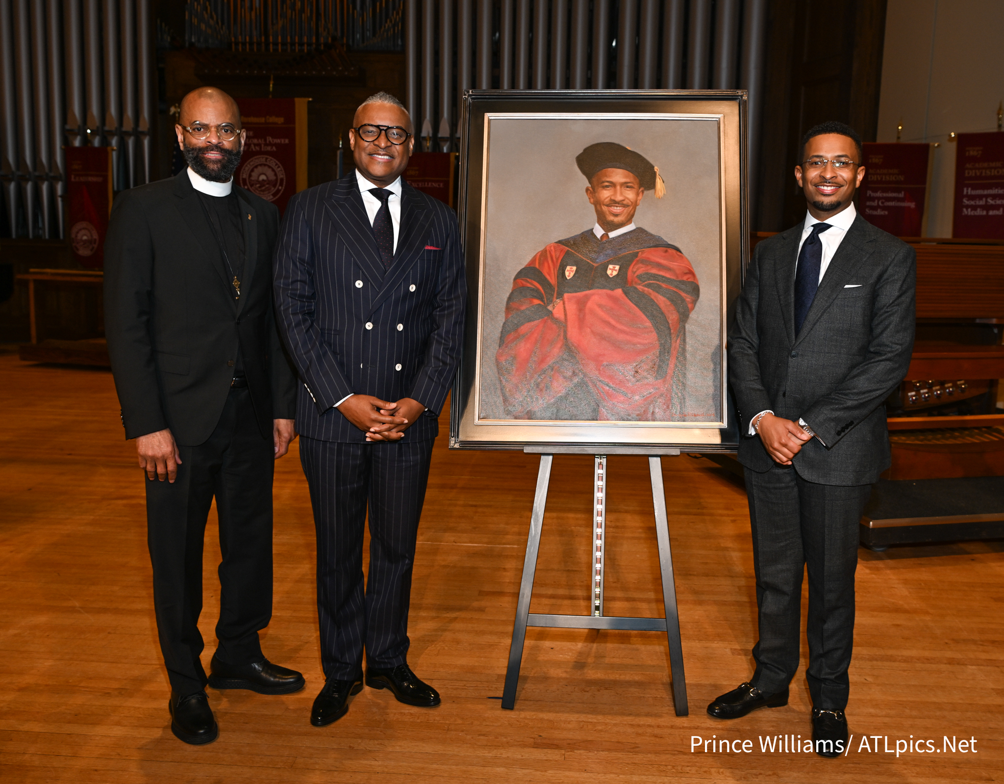 Rev. Dr. Brandon Crowley Historic Oil Portrait Unveiled at Morehouse College's MLK Chapel