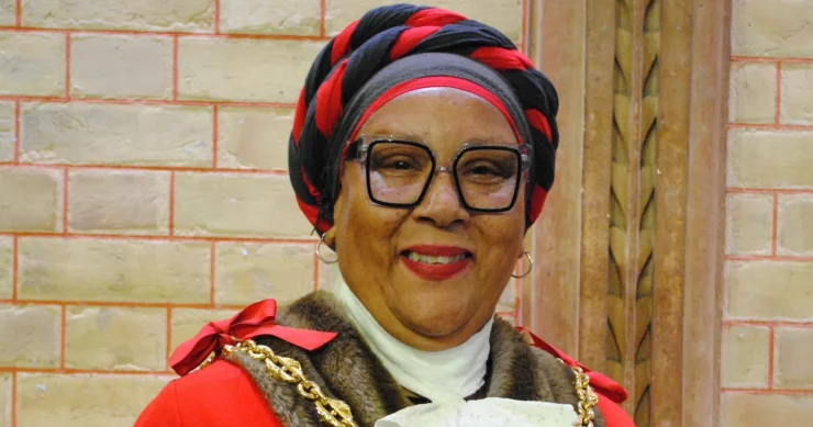 Pat Bruce-Browne has made history as Ipswich's first black gay woman to be elected as mayor