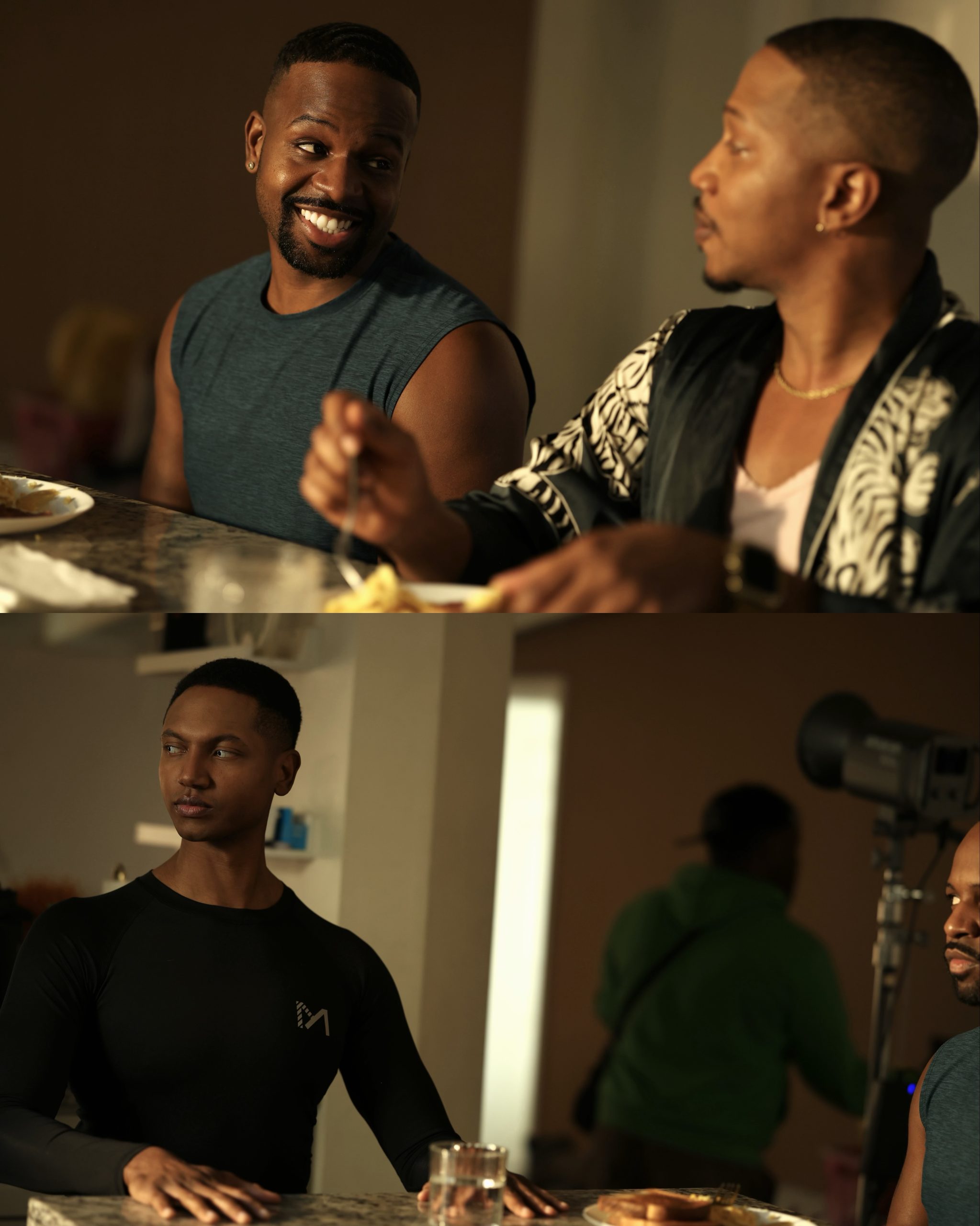 Jermell Deshauan (Top Left) / Matt Jennings (Bottom Left) in "Jamaal: Love Coded"