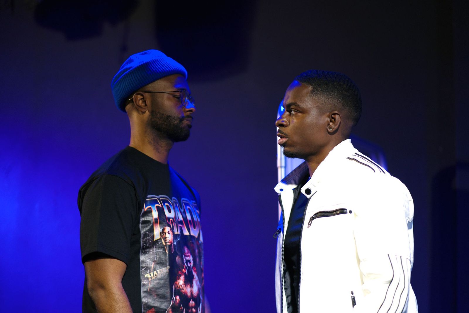 Actor Antoine Tate (Left) & Jermell Deshauan (Right) in Jamaal: Love Coded
